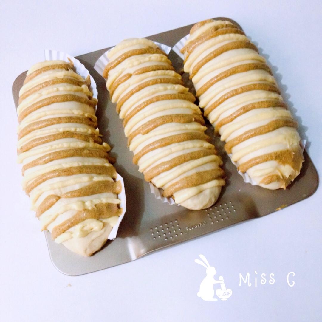 仿85度C摩卡咖啡面包（中种法）