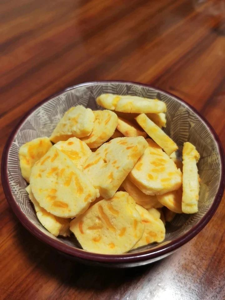 免打发❗️零失败❗️黄金芝士咸味饼干❗️