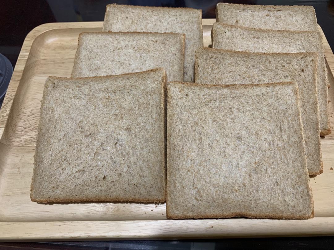 双种芝麻全麦吐司 100%全麦 烫种+波兰种