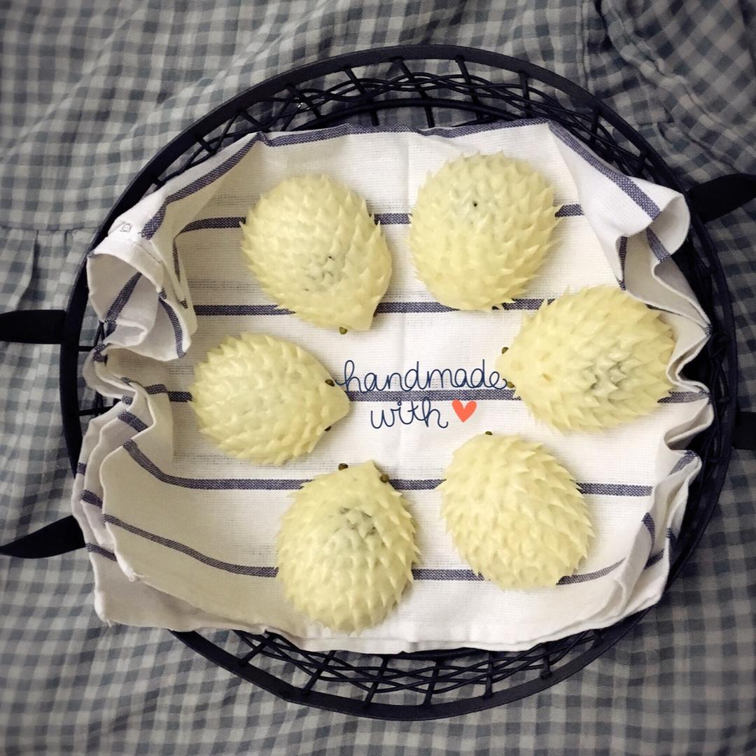 小刺猬坚果紫薯包