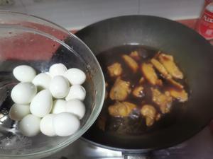 红烧鸡翅+鹌鹑蛋的做法 步骤12
