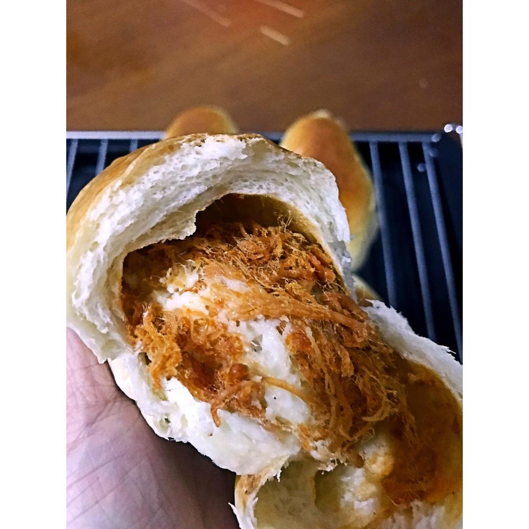 肉松沙拉酱面包（65度汤种）