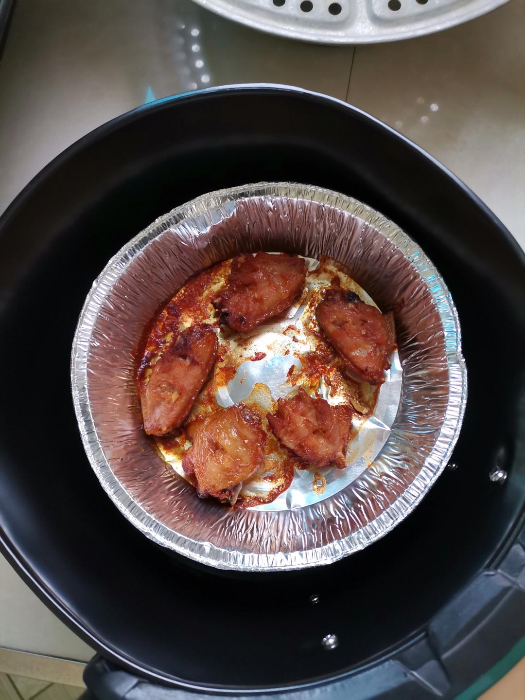 无油！空气炸锅烤鸡翅