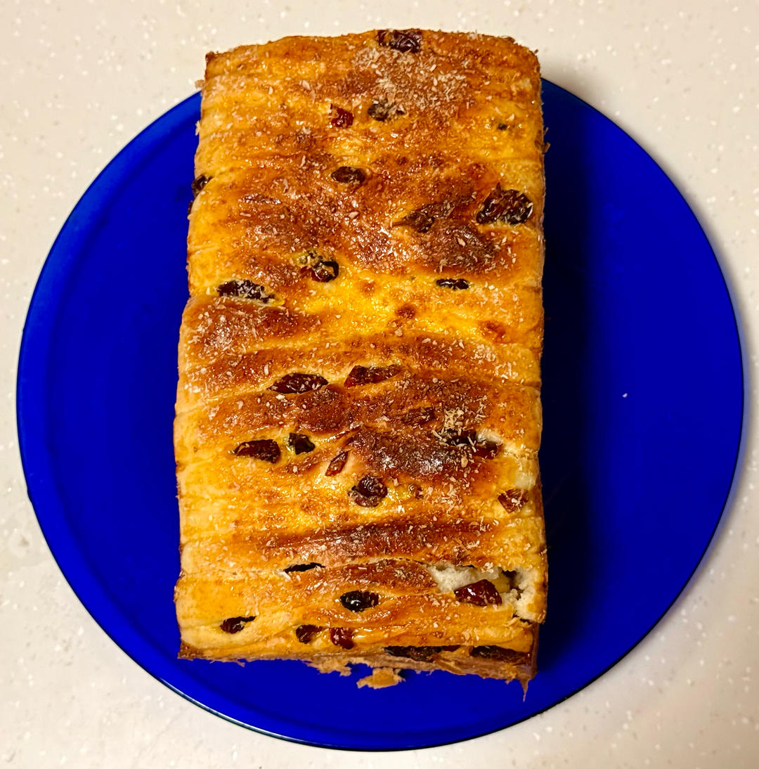 手撕蔓越莓炼乳吐司