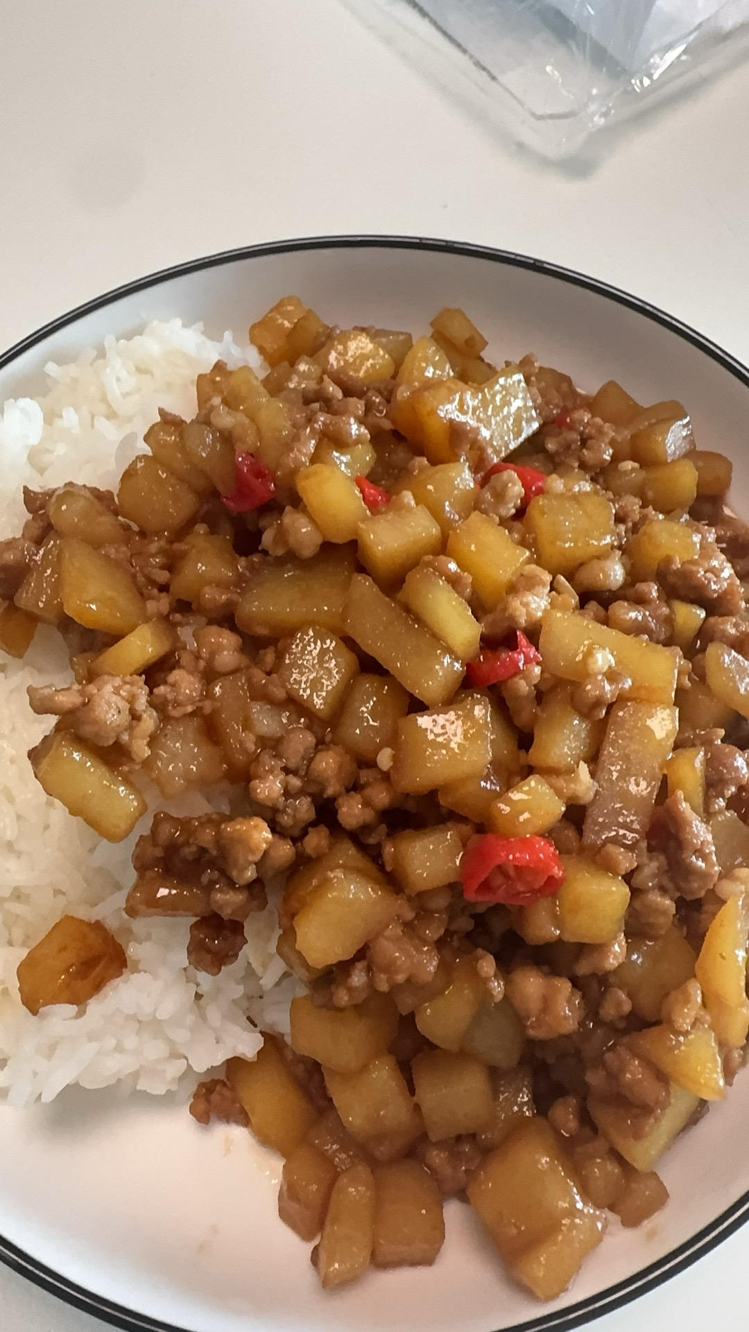 超级下饭的肉沫炒土豆！