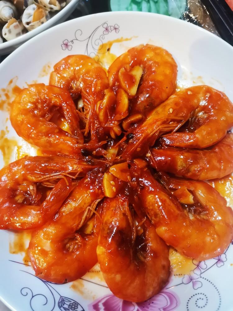 蜜汁茄汁大虾