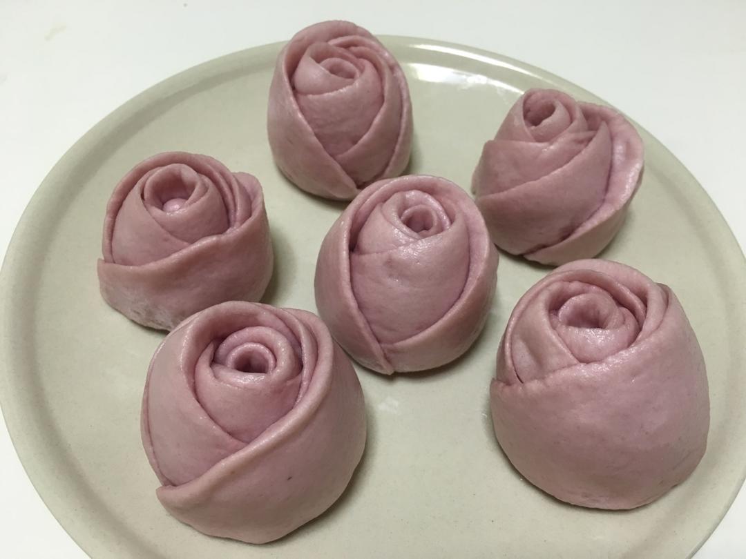 玫瑰花馒头
