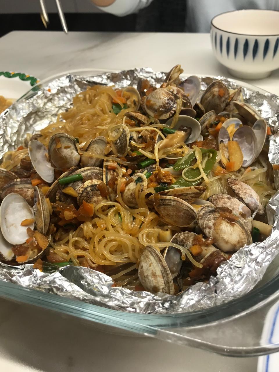 简单锡纸粉丝花甲