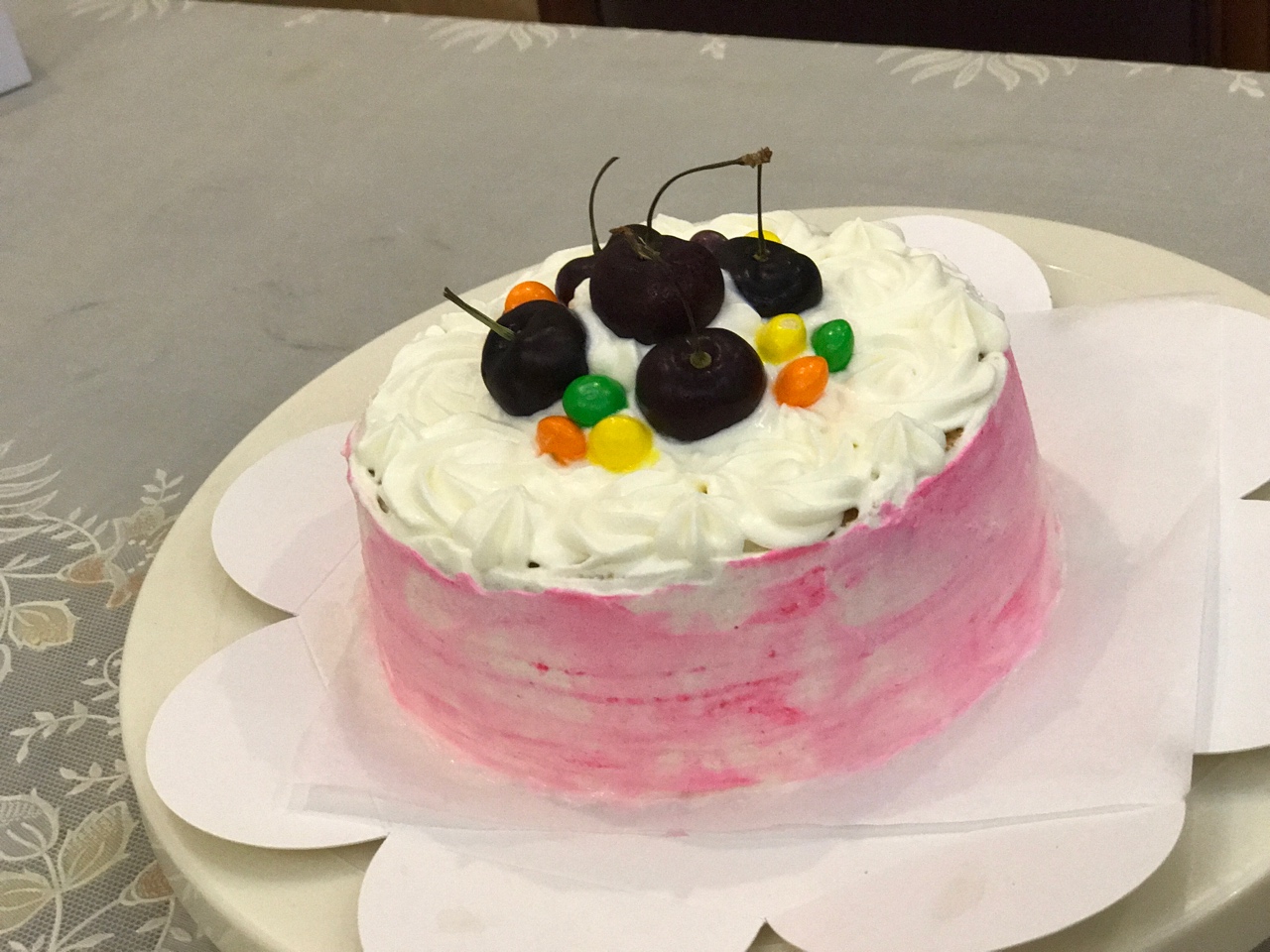 抹面，如何抹出一个渐变色的蛋糕。