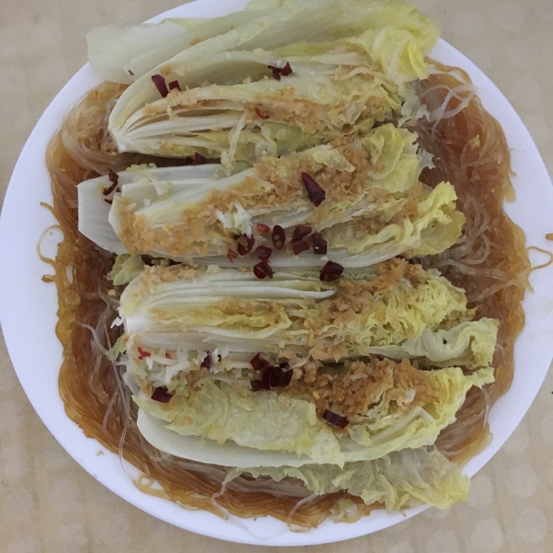 蒜蓉粉丝蒸娃娃菜