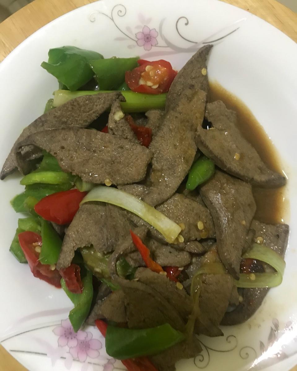 嫩炒猪肝