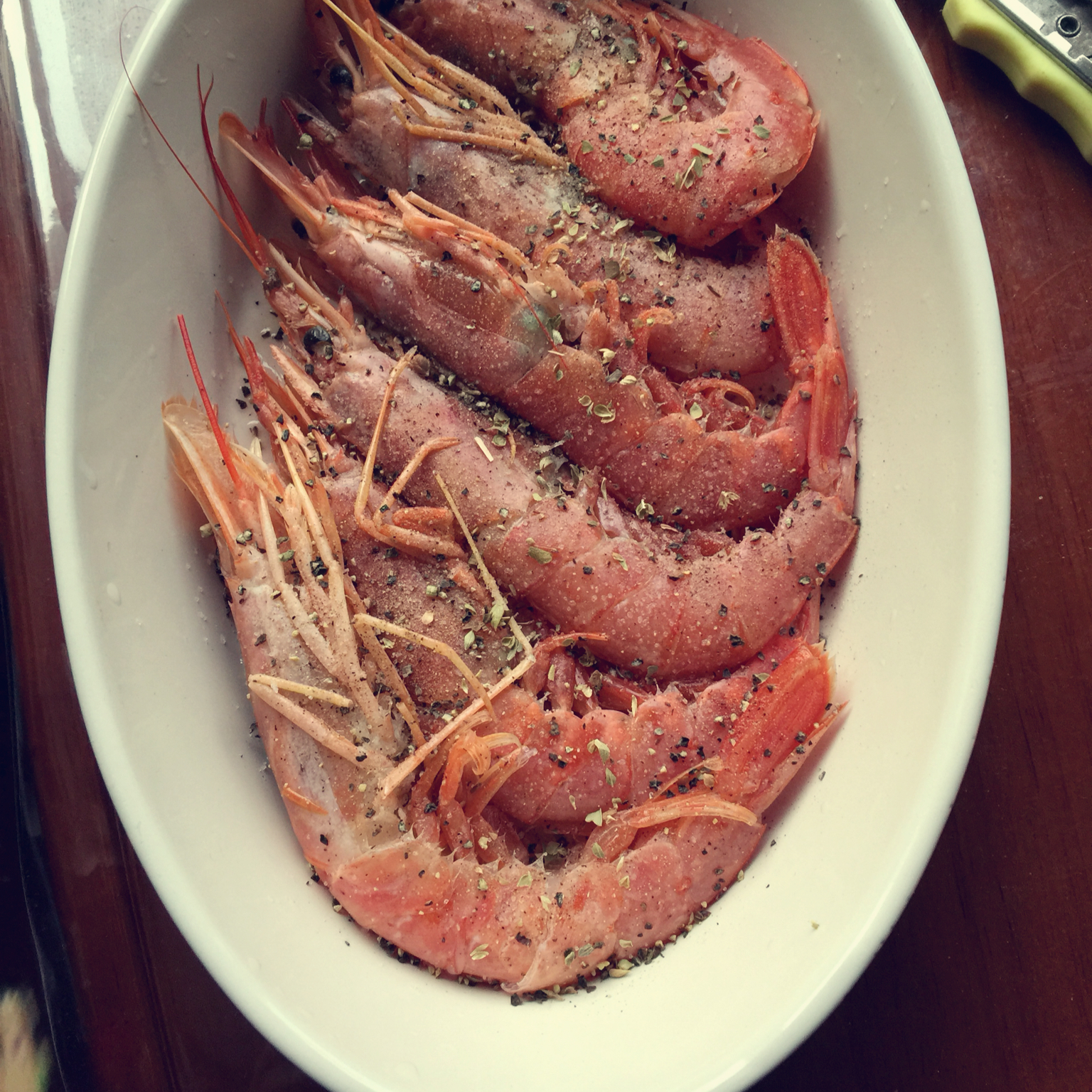 盐烤阿根廷红虾
