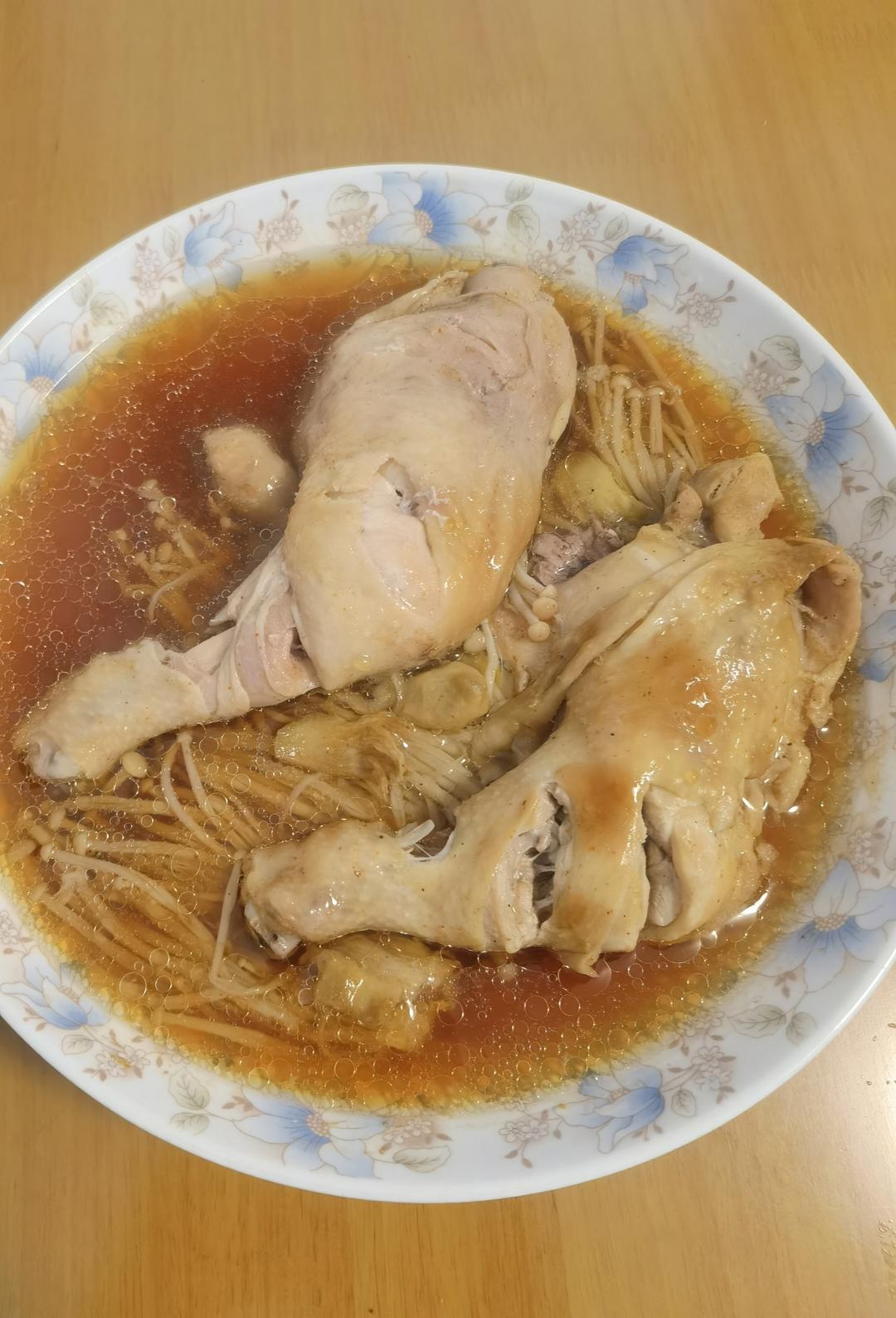 椒盐蒸鸡腿