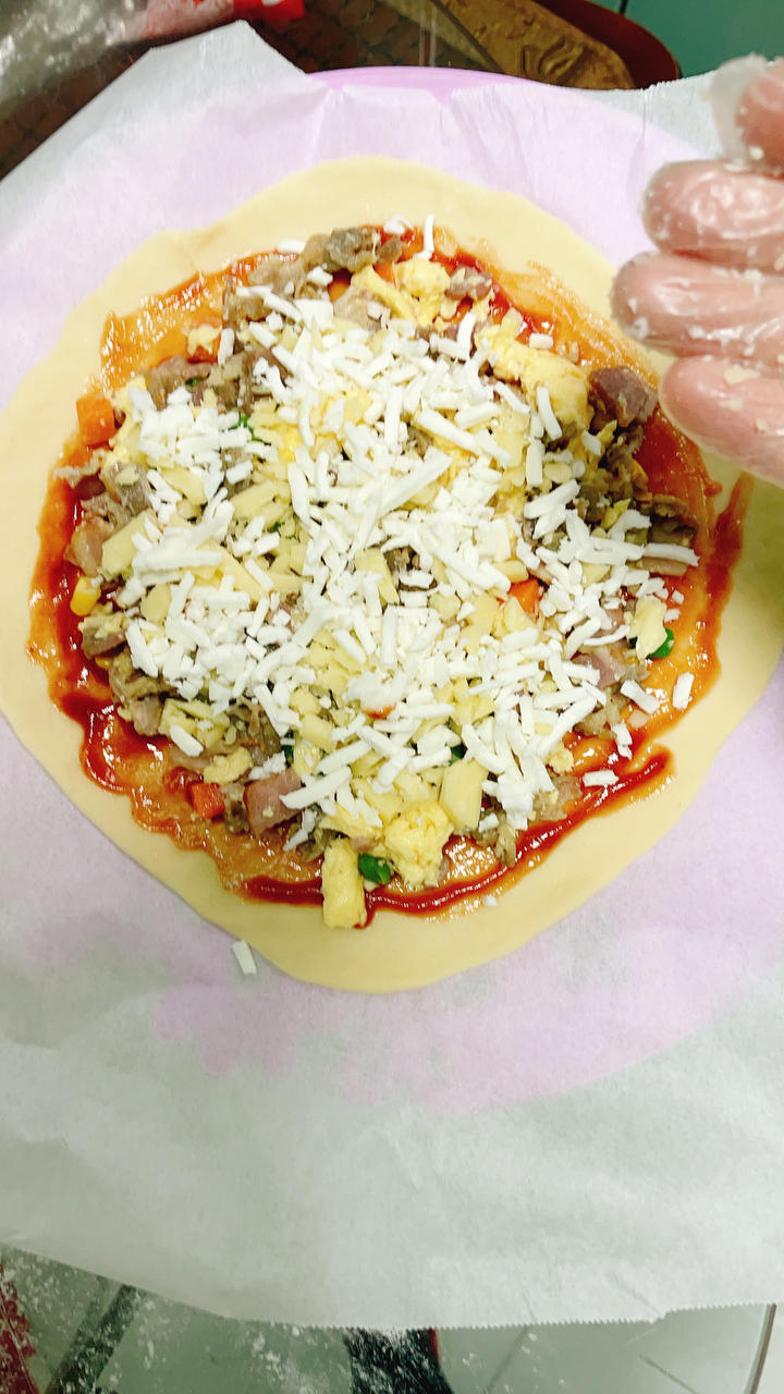 香葱肉松蛋糕卷