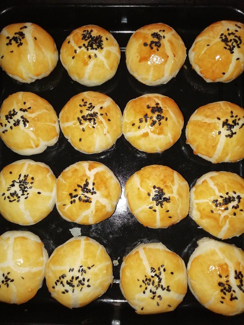 超细腻蛋黄酥豆沙馅