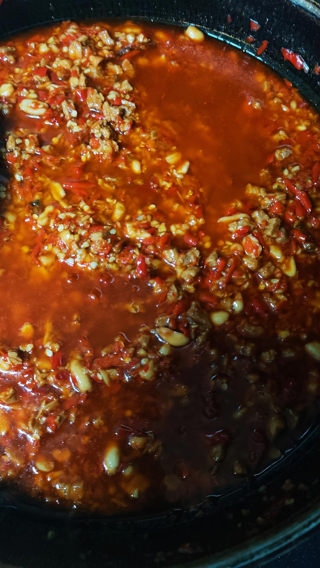 自制手工牛肉辣椒酱