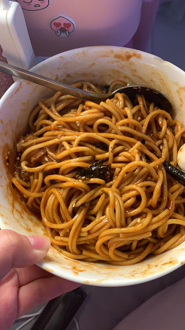 好吃到秒空的韩式拌面㊙️5️⃣分钟搞定快来哦