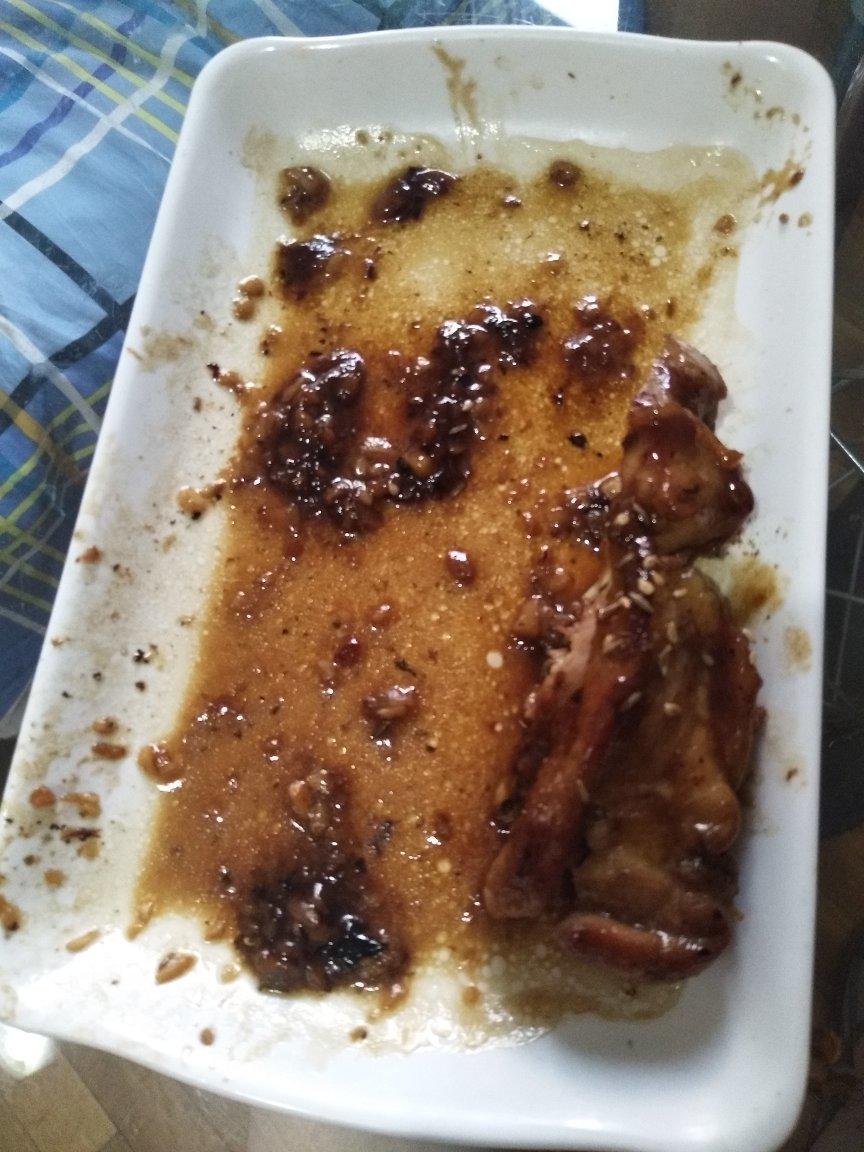 蒜香蜂蜜鸡腿饭