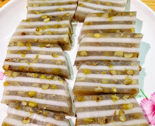 绿豆千层马蹄糕,香甜不腻,美味!的做法