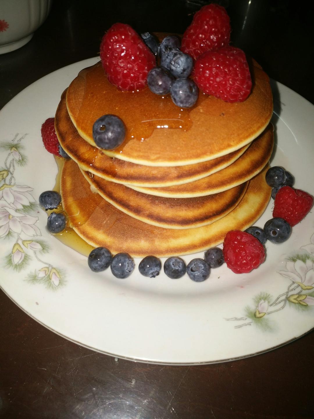 超级简单pancake【无黄油健康版】