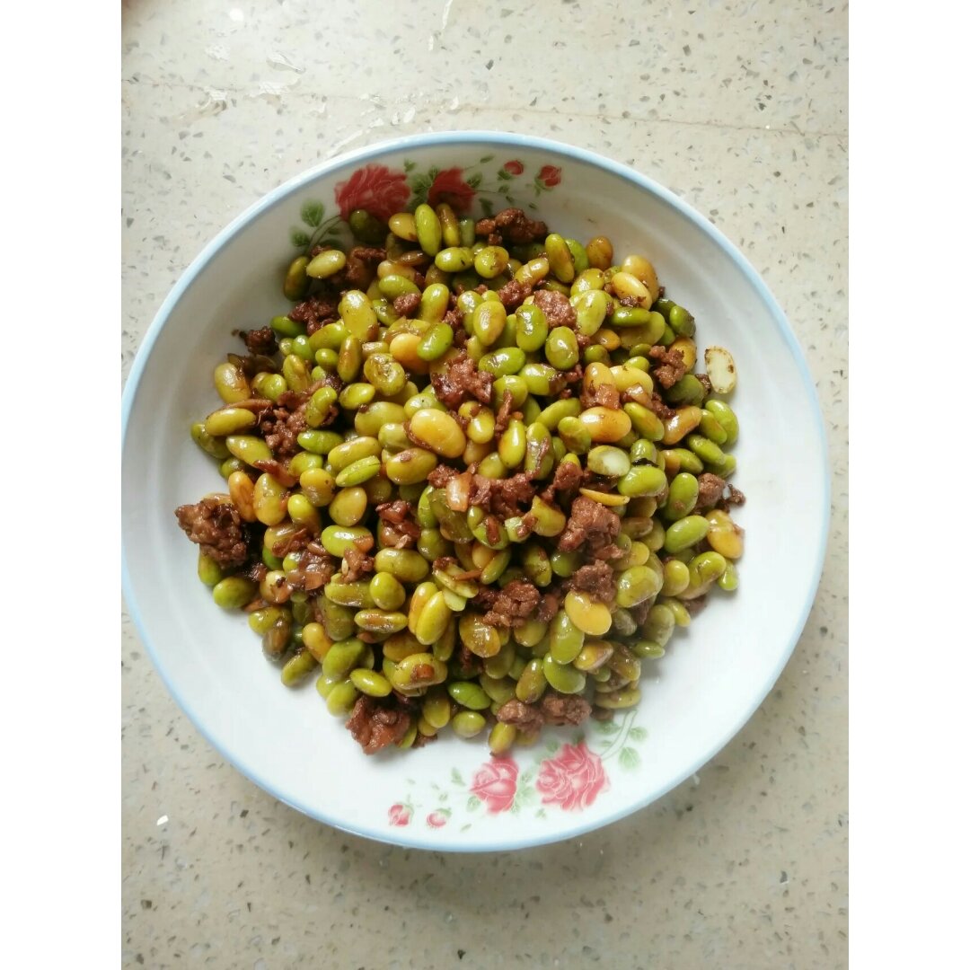 青豆炒肉