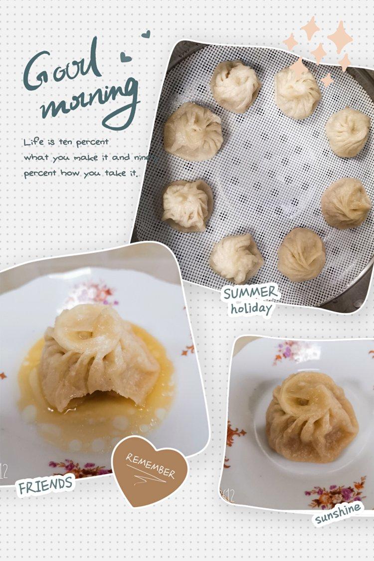 小笼包：一口爆汁！