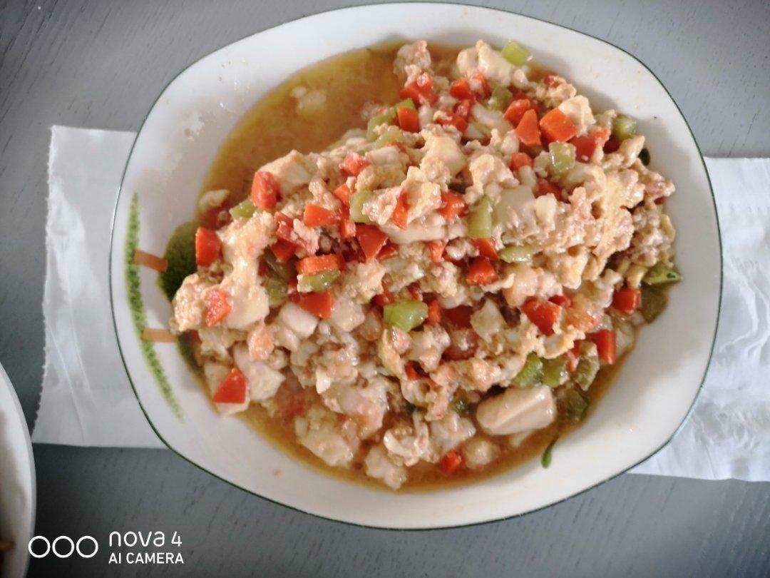 肉末内酯豆腐