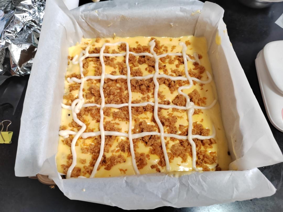 肉松夹心-古早蛋糕