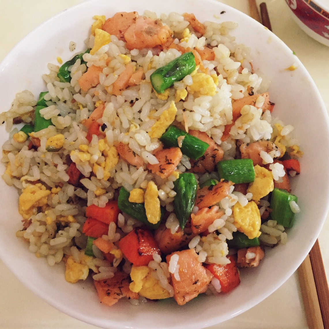 三文鱼炒饭