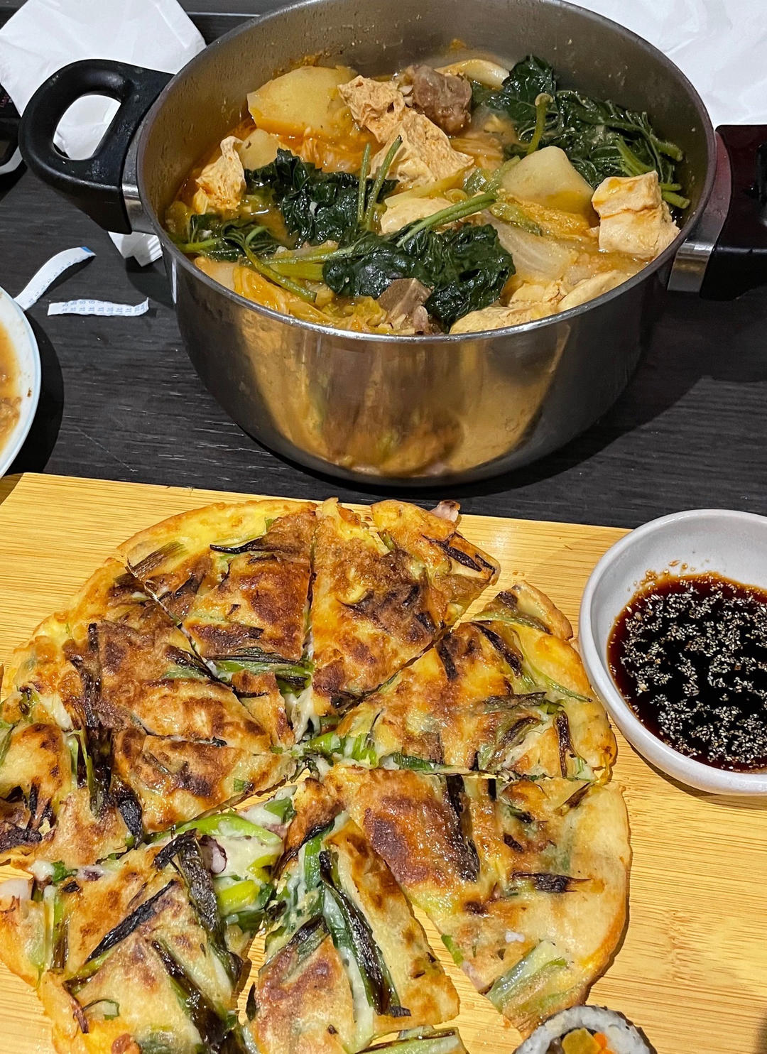 可甜可盐的韩式海鲜葱饼