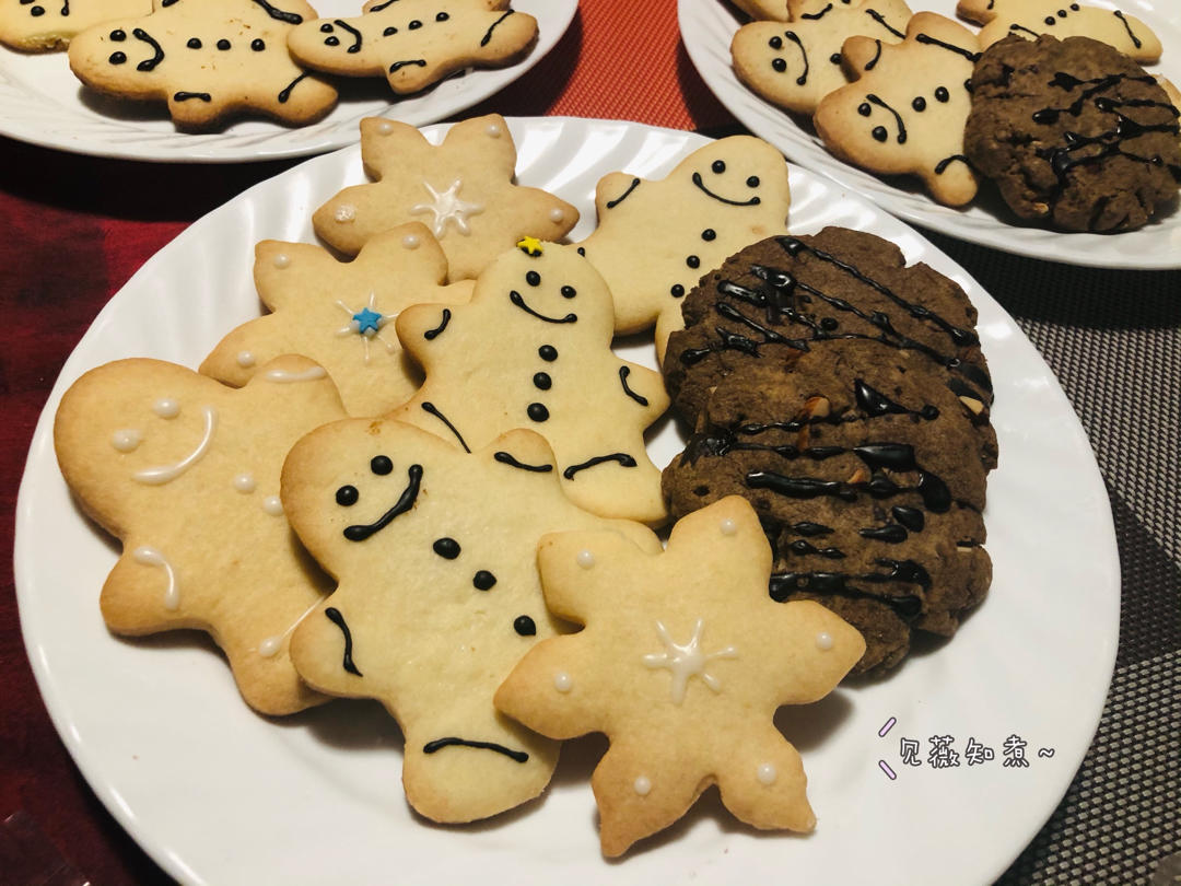 无色素少糖酥脆花式饼干（黄油/植物油均可）