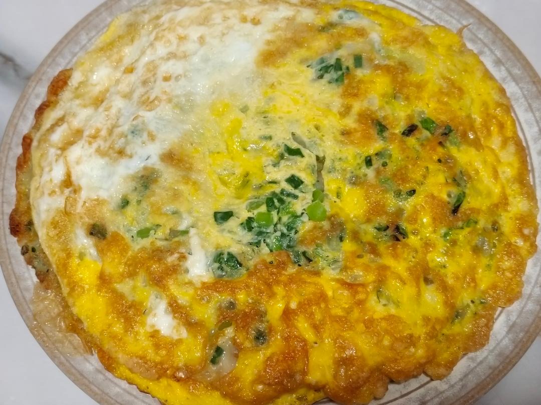 简单快手鸡蛋饼 柔软翻面不破