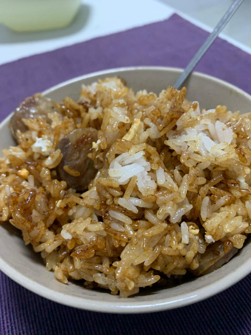 平底锅香肠煲仔饭（3-4人份）