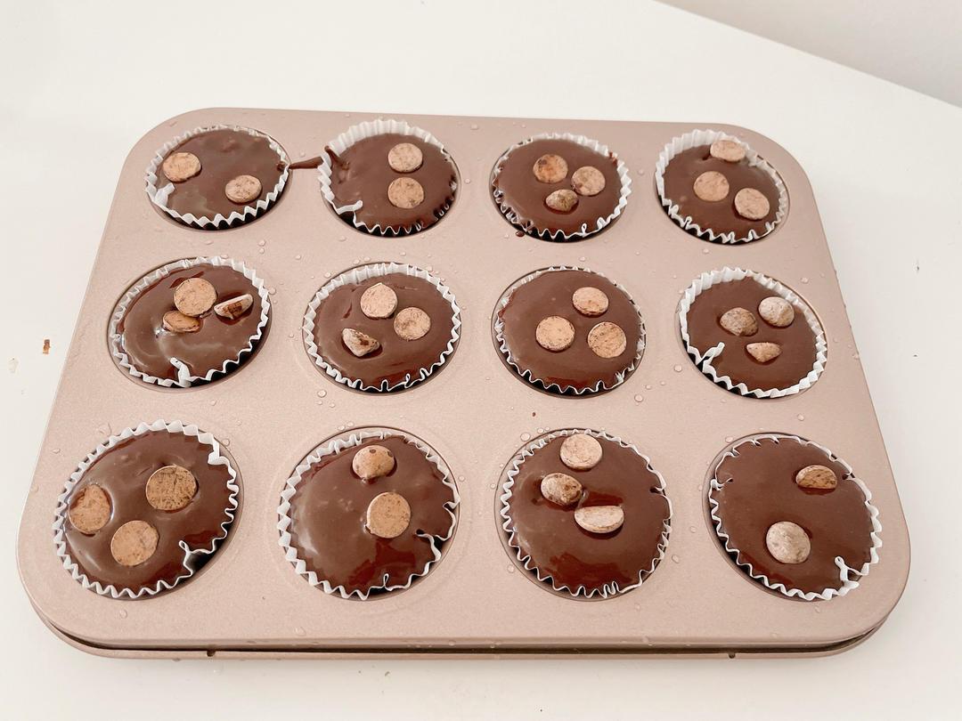 在家做巧克力蘑菇头麦芬蛋糕🍫