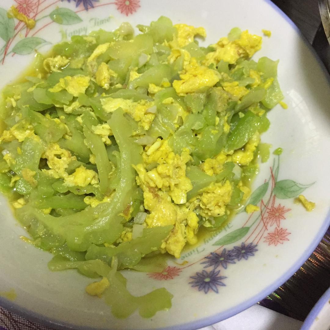 苦瓜炒蛋