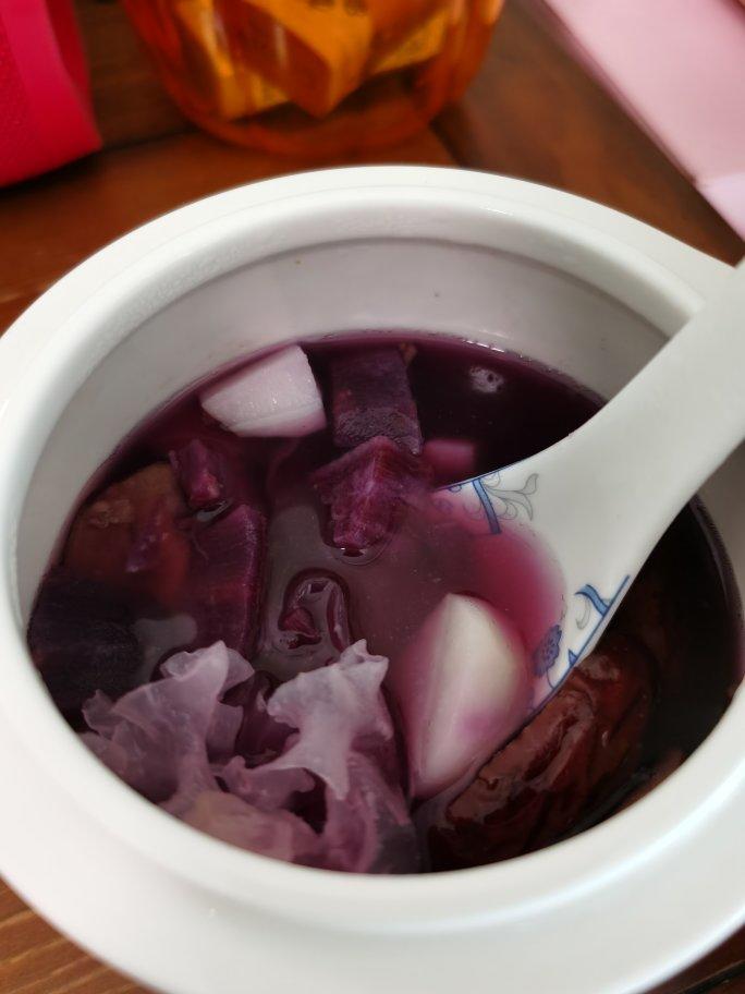红薯紫薯姜糖水