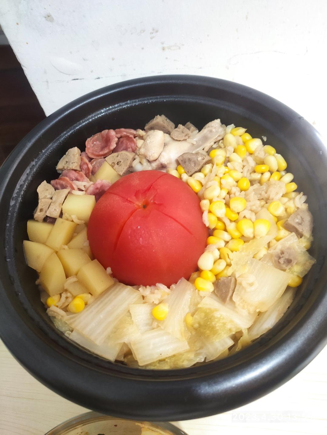 懒人午餐～网红番茄焖饭