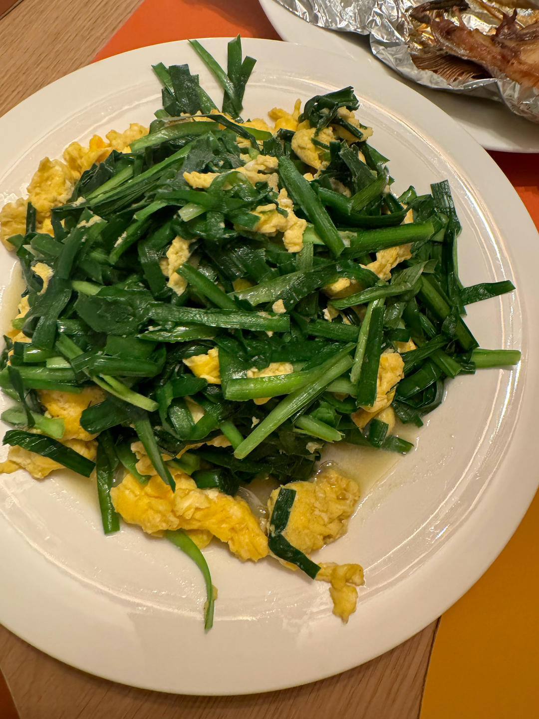 蚝油生菜&豆豉鲮鱼油麦菜&韭菜炒鸡蛋