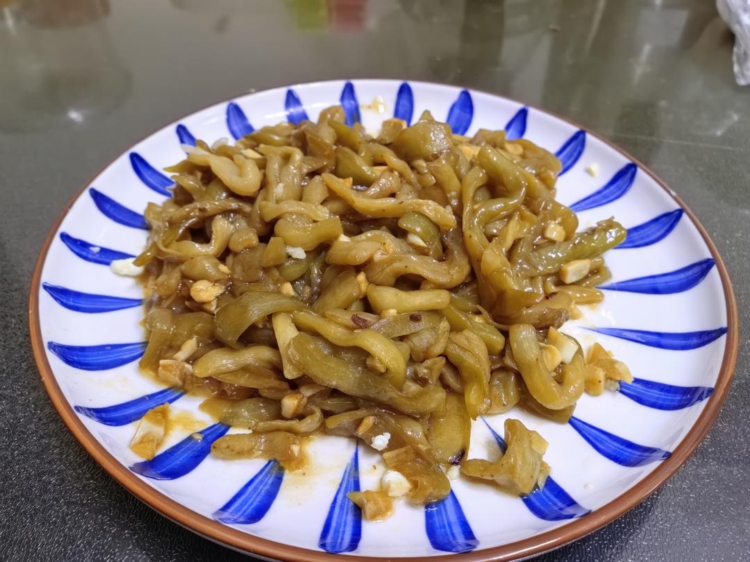 低脂版蒜香茄条