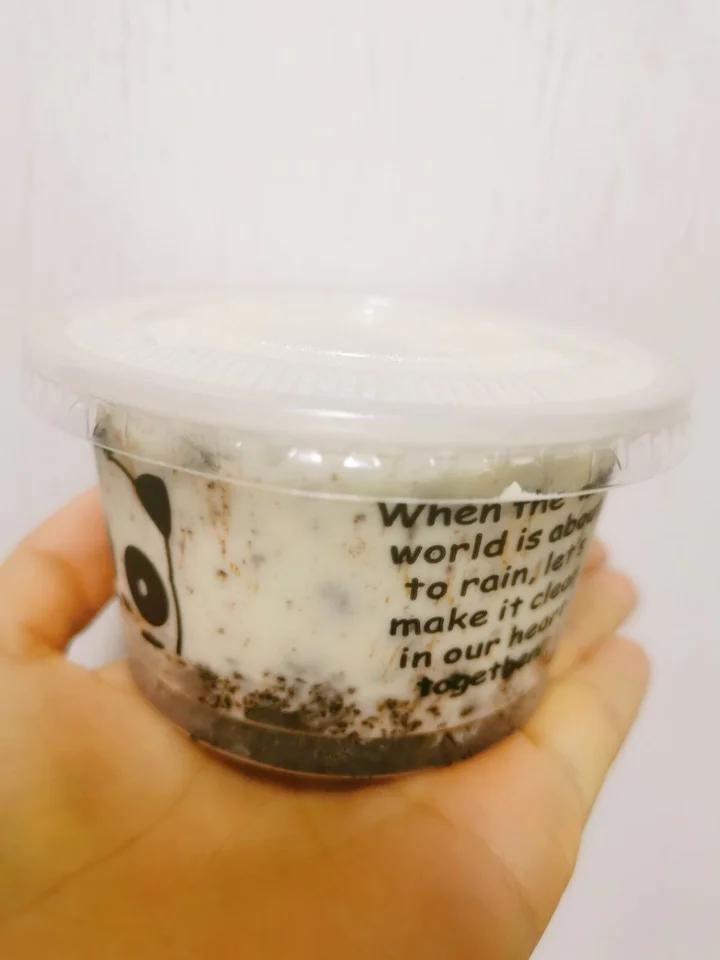 ins首尔风奥利奥草莓双层冻芝士慕斯卡通生日蛋糕，不用烤箱的蛋糕
