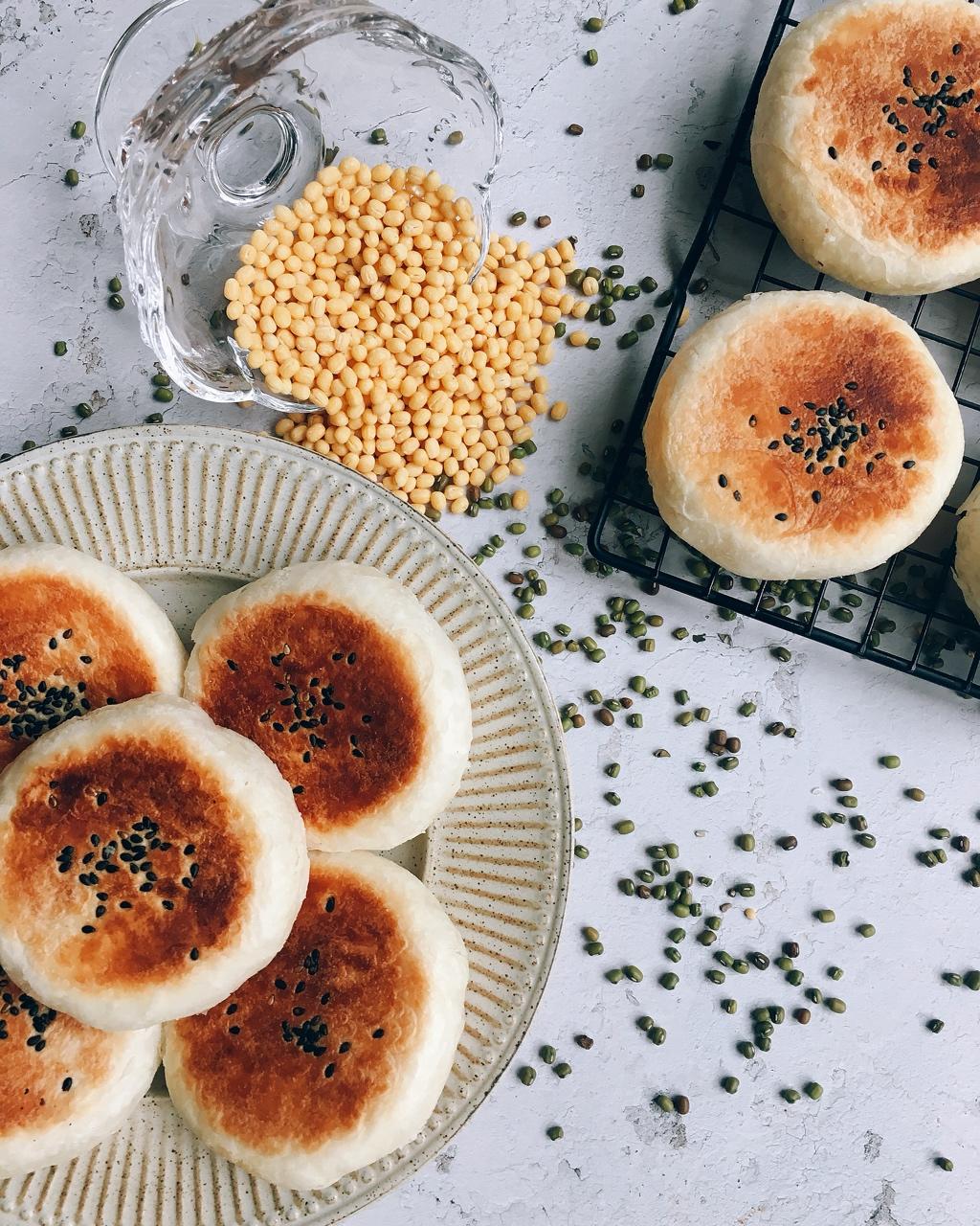 堂妈小厨——酥皮绿豆饼