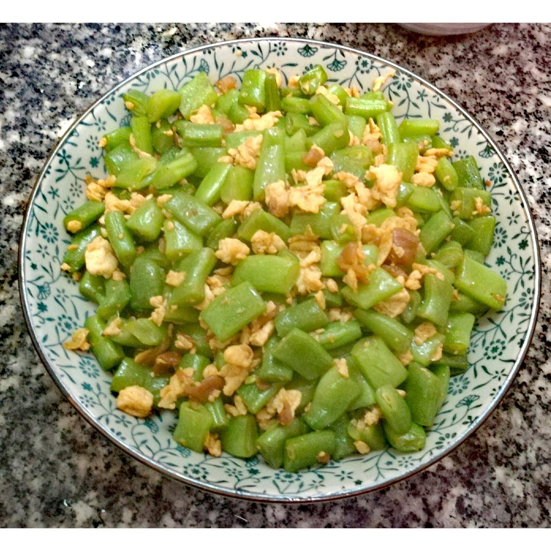 四季豆炒蛋