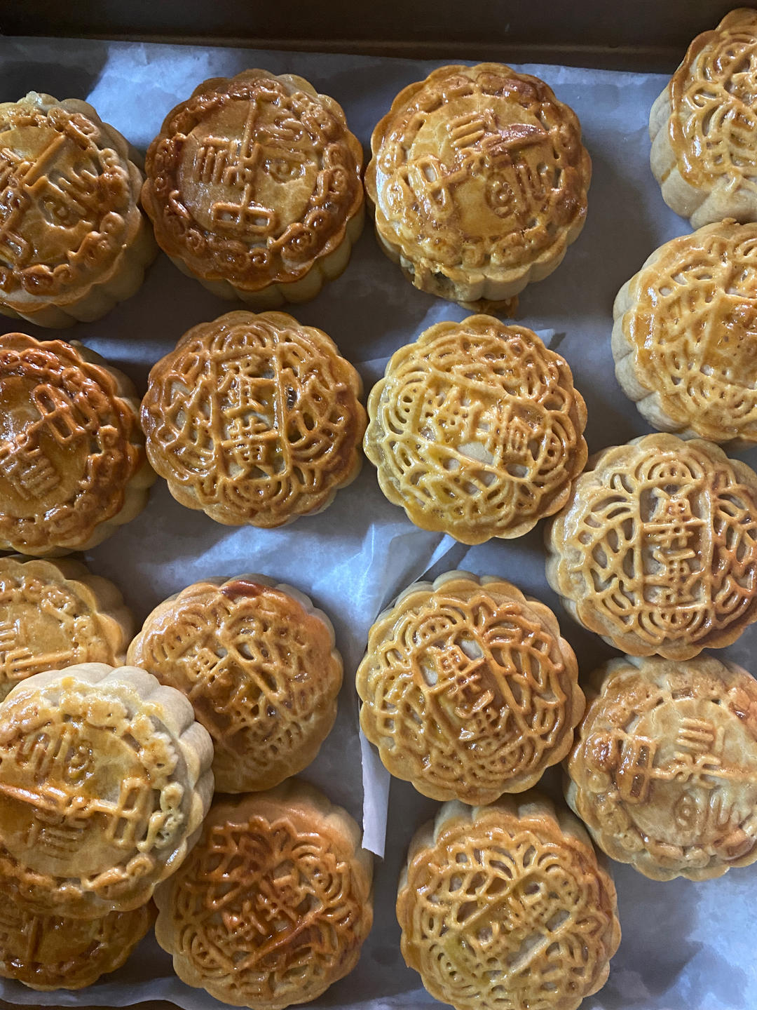 完美比例广式月饼皮   （不塌腰）