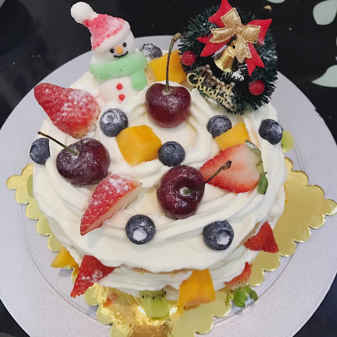 圣诞呆萌裸蛋糕