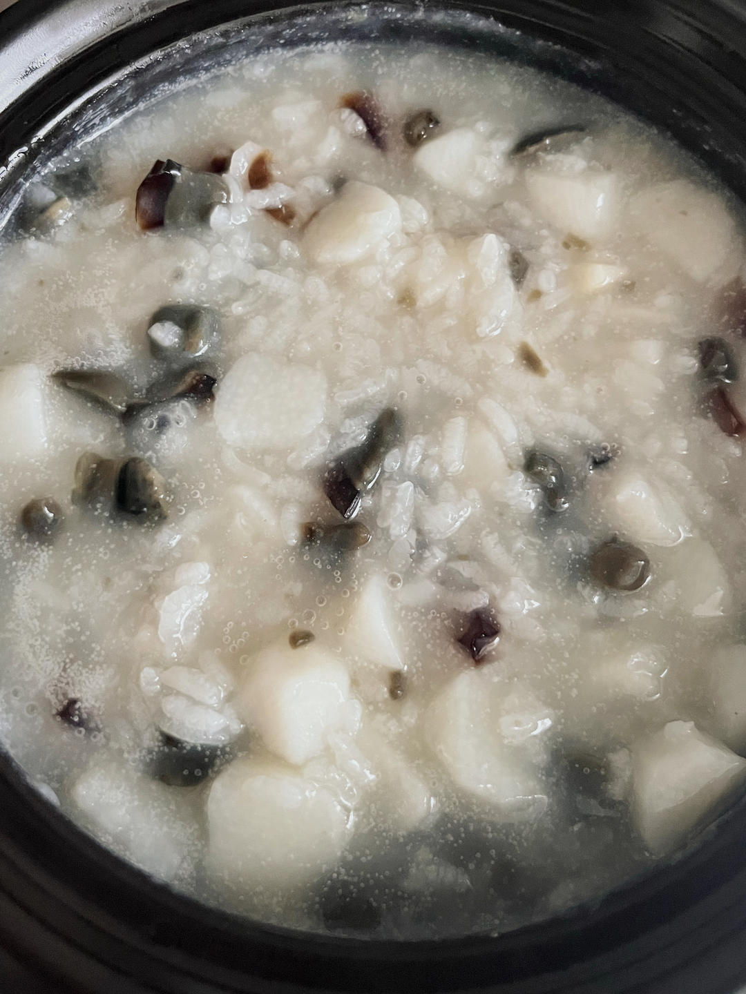 超好喝❗无腥味❗补气健脾山药皮蛋粥