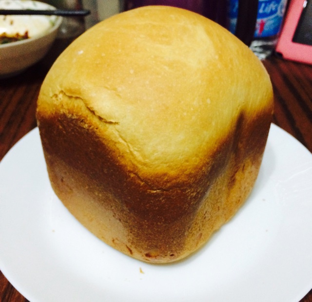超级好吃的原味面包（面包机版）
