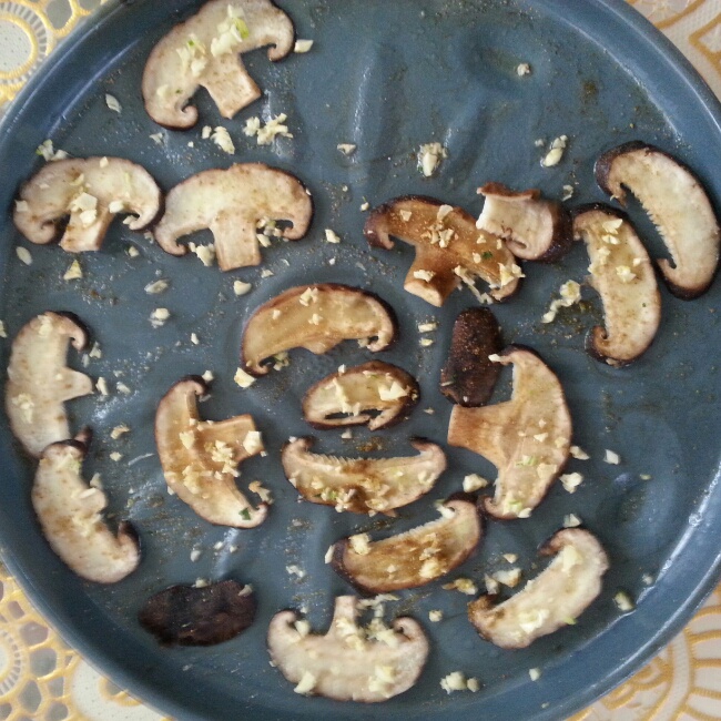 孜然烤香菇