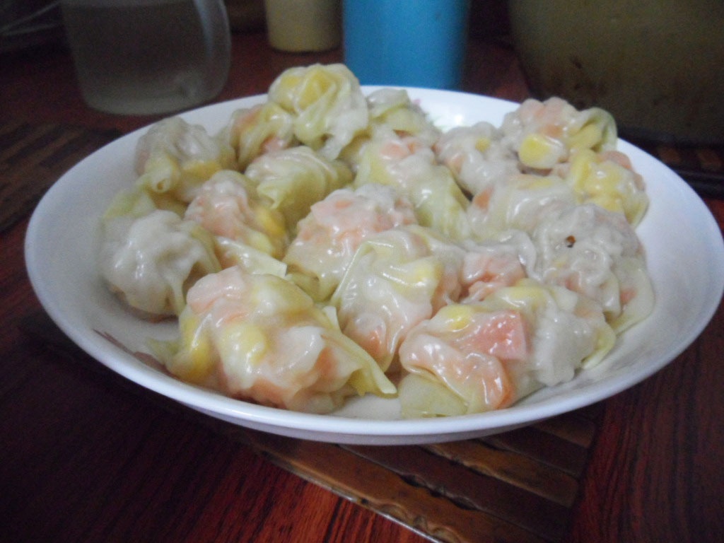 鲜肉虾仁玉米馄饨