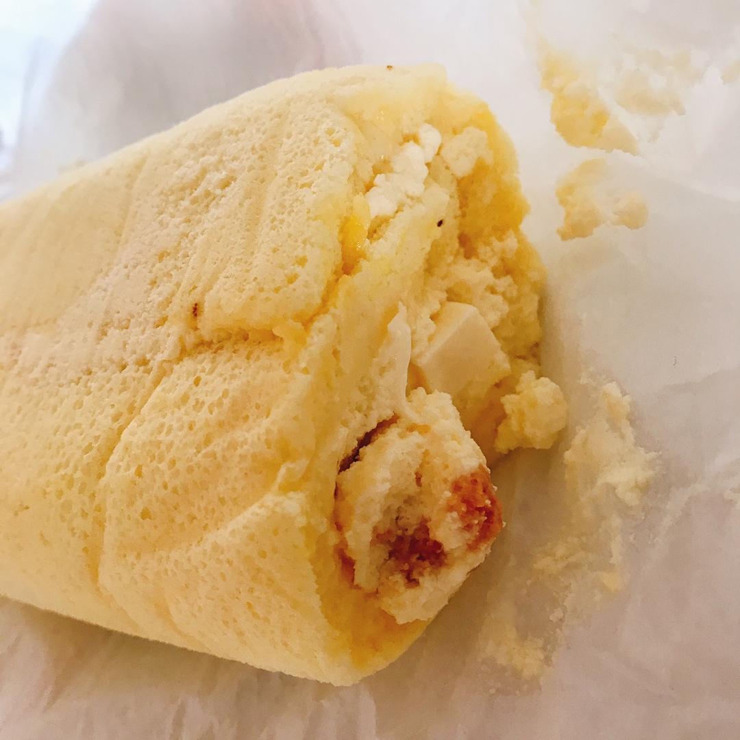 网红大白兔蛋糕卷，白兔卷，奶冻奶酱酥粒