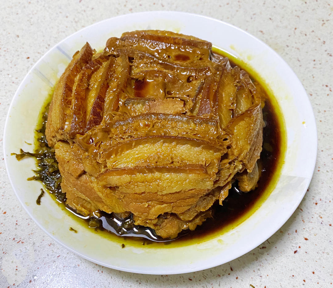 厨师长教你：“咸烧白”的正宗做法，一看就有食欲